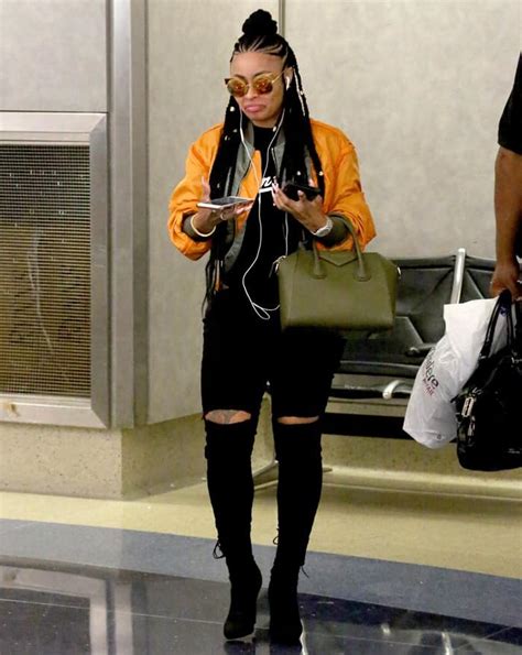 blac chyna givenchy star boots|Blac Chyna Dresses Like a Rock Star in Orange Jacket and .